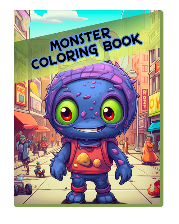 Coloring-Book-Enchanted-Monsters-Volume 1
