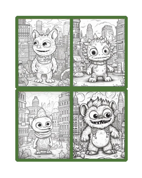 Coloring-Book-Enchanted-Monsters-Volume 1