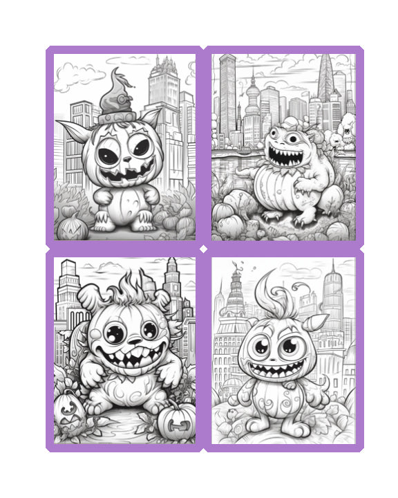 Coloring-Book-Enchanted-Monsters-Volume 1