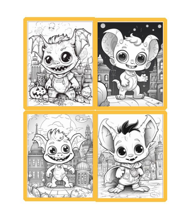 Coloring-Book-Enchanted-Monsters-Volume 2