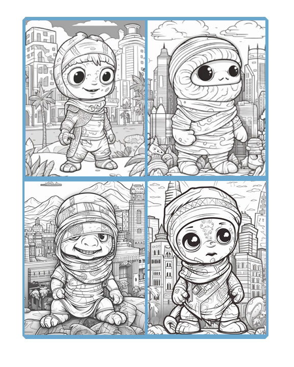 Coloring-Book-Mummy-Mischief