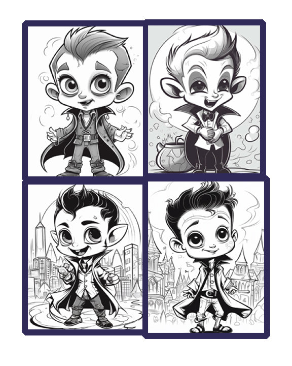 Coloring-Book-Kids-Vampires