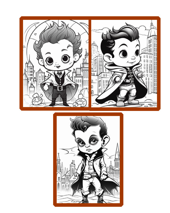 Coloring-Book-Kids-Vampires