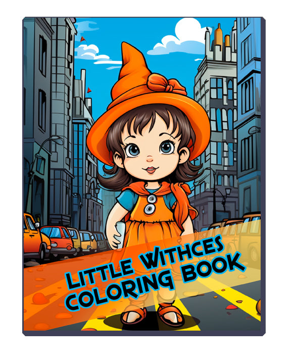 Coloring-Book-Kids-Witches