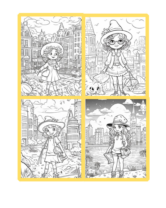 Coloring-Book-Kids-Witches